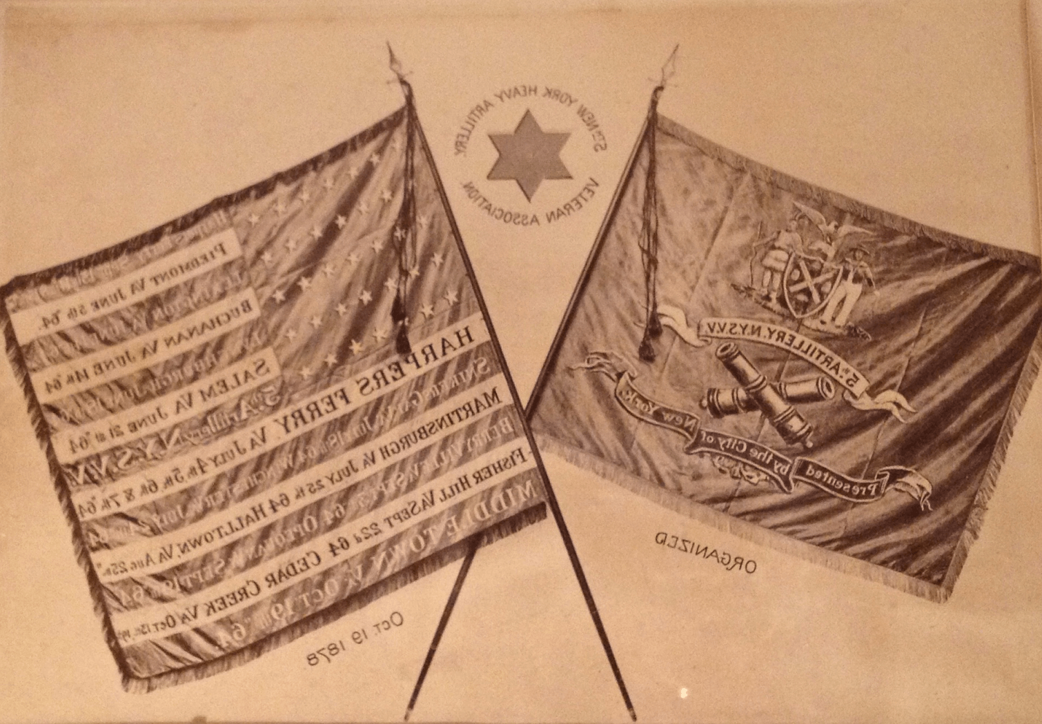 第五届NYHA旗帜(来自J. Noyalas，私人收藏)